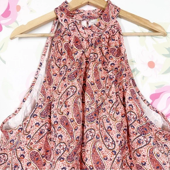 NEW Boden Floral Paisley Halter Sleeveles Blouse Top 20 22 - Picture 3 of 8